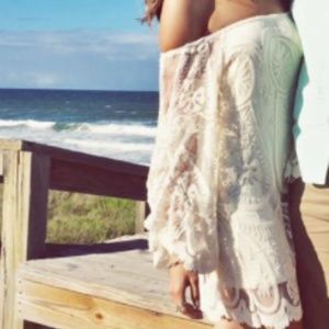 White Boho Dress